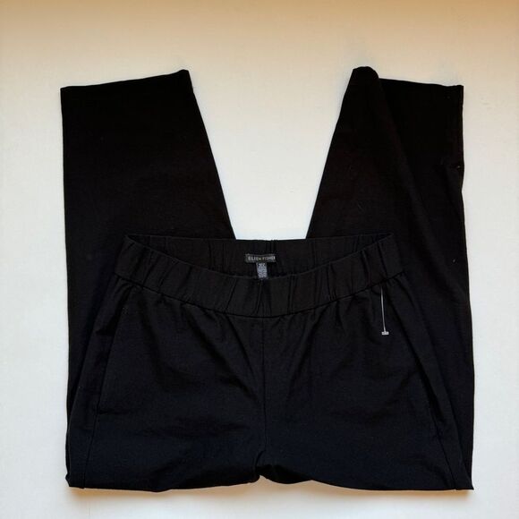 Eileen Fisher Black Crepe Pants Size Small NWOT - Picture 2 of 7